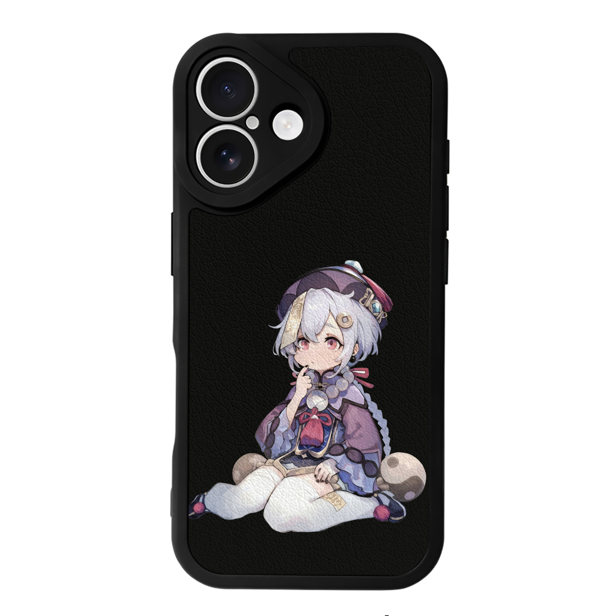 げんし神 七七 なな  genshin Nana 【iPhone 16シリーズ対応】シリコンスマホケース（レザー調） 材質：シリコン